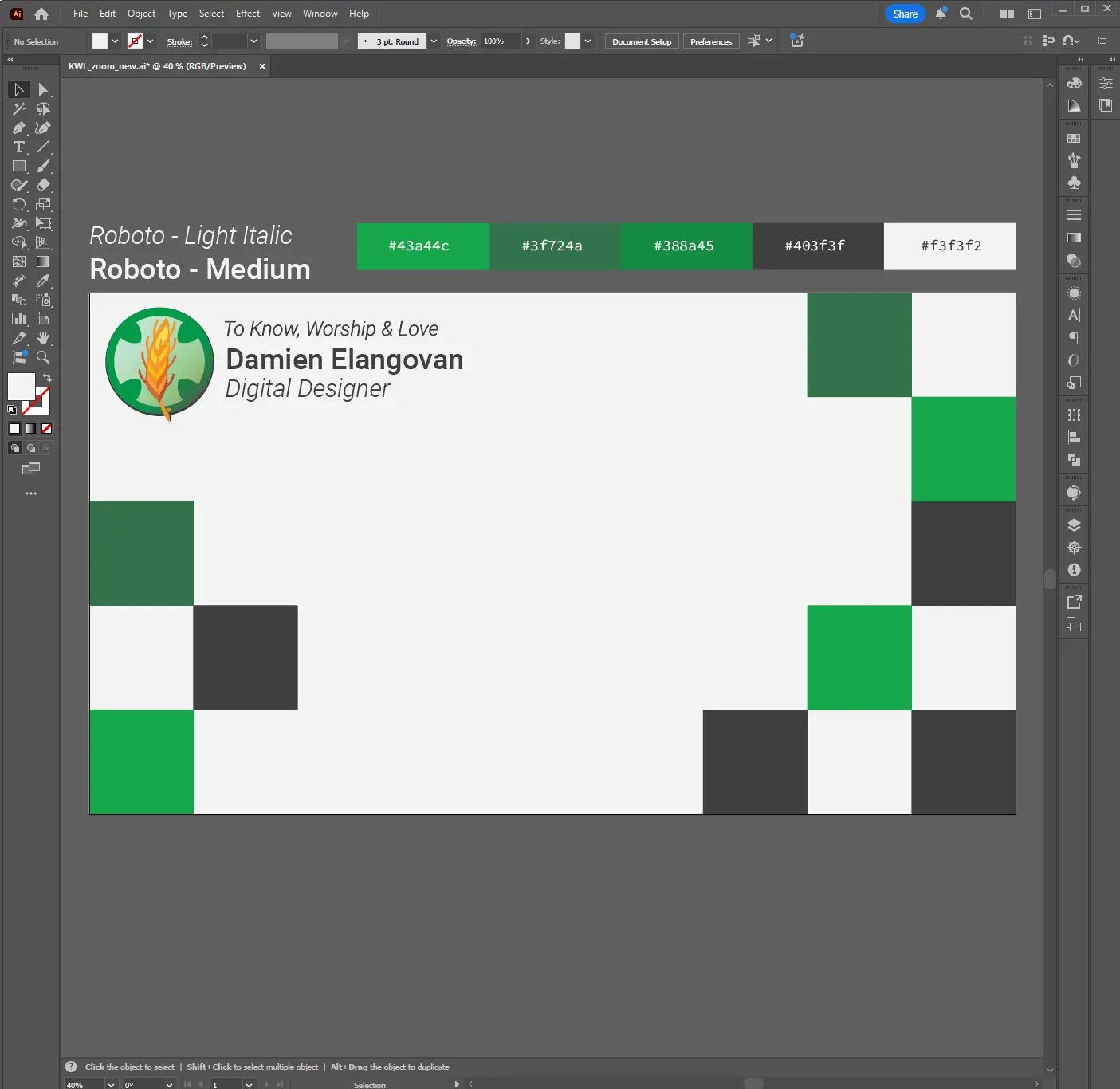 This is a portfolio piece.